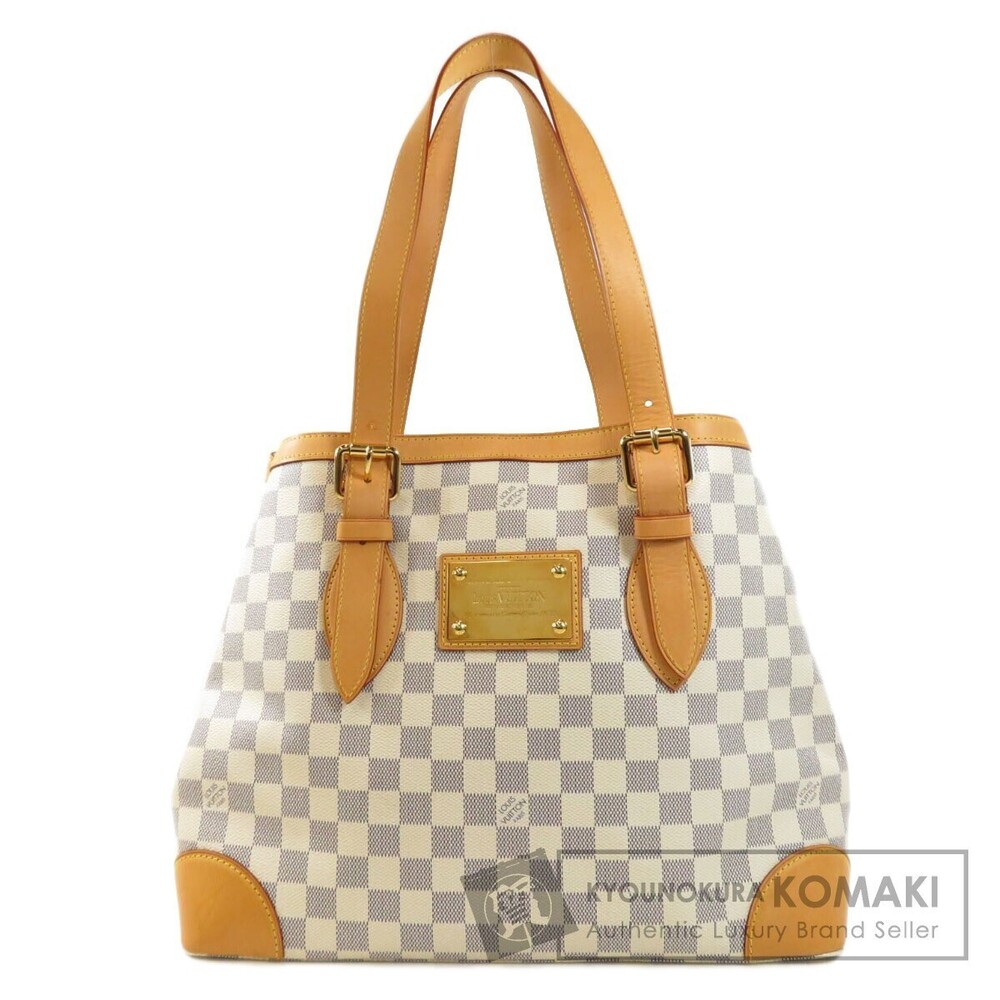 Louis Vuitton Hampstead Tote Bag Damier Canvas Gold